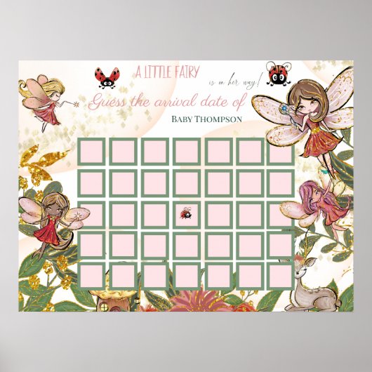 Poster Fée Enchantée Dame Coccinelle Capricieuse Date de (Devant)