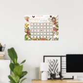 Poster Fée Enchantée Dame Coccinelle Capricieuse Date Pré (Bureau à domicile)