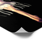 Poster Fée Et Rose Zinnias Fleur Imaginaire Art (Coin)