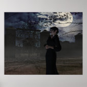 Poster Fée foncée au clair de lune (Devant)