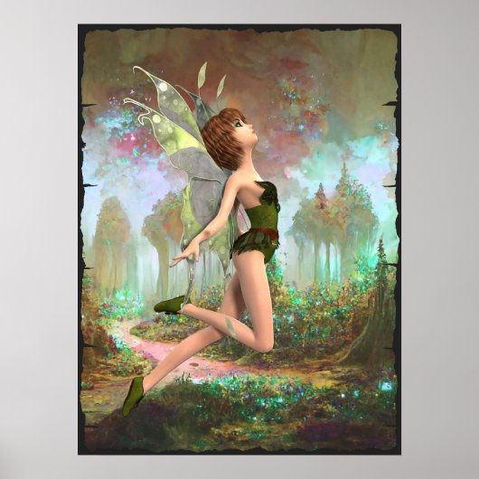 Poster Fée forestière (Devant)