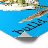 Poster Fée Grenouille pour être bizarre et construire le  (Coin)