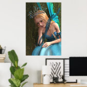 Poster Fée mignonne (Bureau à domicile)