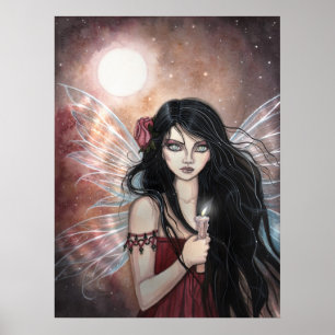 Poster Fée Mystique du Crépuscule Terrestre