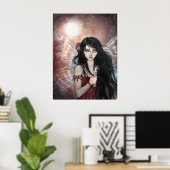 Poster Fée Mystique du Crépuscule Terrestre (Bureau à domicile)