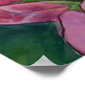 Poster Fée parmi les fleurs de cerisiers (Coin)