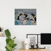 Poster fée penquin (Bureau à domicile)