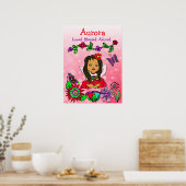 Poster Fée personnalisée aimée, bénie et adorée (Cuisine)