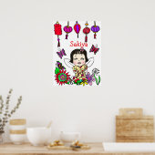 Poster Fée personnalisée aimée, bénie et adorée (Cuisine)