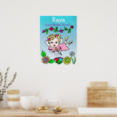 Poster Fée personnalisée aimée, bénie et adorée (Cuisine)