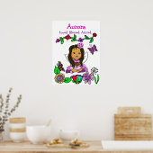 Poster Fée personnalisée aimée, bénie et adorée (Cuisine)