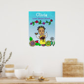 Poster Fée personnalisée aimée, bénie et adorée (Cuisine)