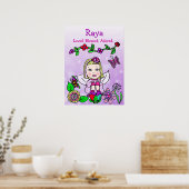 Poster Fée personnalisée aimée, bénie et adorée (Cuisine)