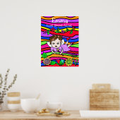 Poster Fée personnalisée aimée, bénie et adorée (Cuisine)