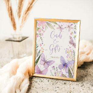 Poster Fée Premier Anniversaire Fille Cartes Et Cadeaux