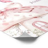 Poster Fée Première année Anniversaire Jalon Modèle, Mile (Coin)