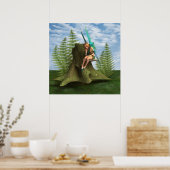 Poster Fée réfléchie (Cuisine)