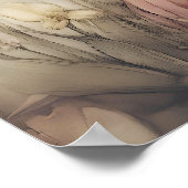 Poster Fée romantique Whimsical dans le champ de fleurs A (Coin)