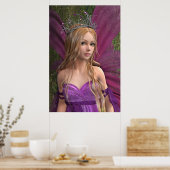 Poster Fée rose (Cuisine)