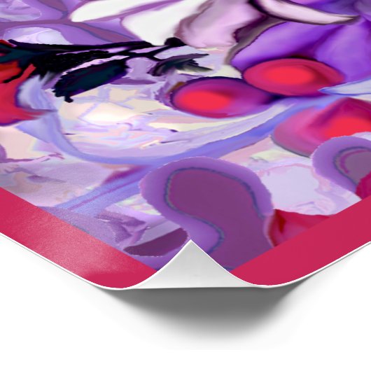 Poster Fée solaire violette (Coin)