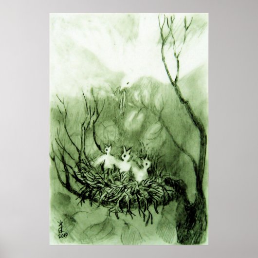 Poster "Feed Time" (Devant)