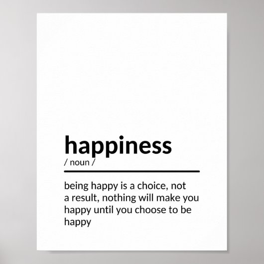 Poster Feel-Good Cotes sur le bonheur (Devant)