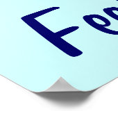 Poster Feelin' Country Guitare et drapeau (Coin)