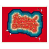 Poster Feelin' Super - les années 70 stylet (Devant)