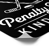 Poster Feels Like A Penalty Box Kind Of Day Funny Hockey  (Coin)