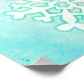 Poster Féerie de crème glacée au chocolat aux fraises (Coin)