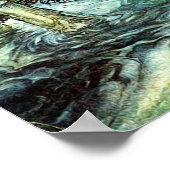 Poster Féeries d'Arthur Rackham, bleu (Coin)