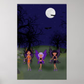 Poster Féeries d'Halloween Les Soeurs de Hallow (Devant)