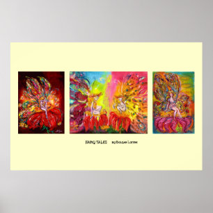 POSTER FÉES DE LA FLEUR MAGIQUE