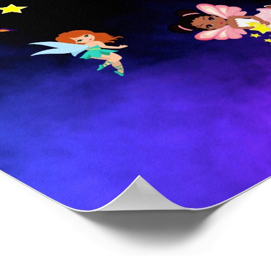 Poster Fées et étoiles (Coin)