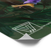 Poster Fées forestières et château de cascade (Coin)