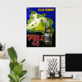 Poster FELI 45 ABSINTHE (Bureau à domicile)
