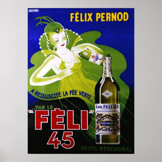 Poster FELI 45 ABSINTHE (Devant)
