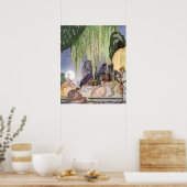 Poster Felicia, Art nouveau par Kay Nielsen (Cuisine)