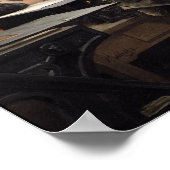 Poster Felicien Rops dans son studio (Coin)