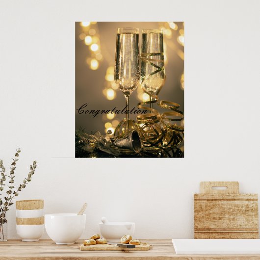 Poster Félicitations (Cuisine)