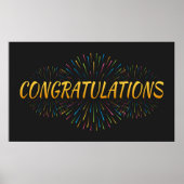 Poster Félicitations (Devant)