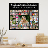 Poster Félicitations 59e année Collage de photos Confetti (Cuisine)