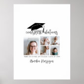 Poster Félicitations 5 Photo Guest Graduation Signature (Devant)