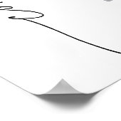 Poster Félicitations à l'Affiche de bienvenue des diplôme (Coin)