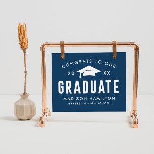 Poster Félicitations à nos diplômés de la marine