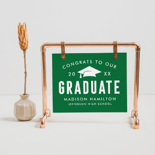 Poster Félicitations à notre Graduate Green Graduate