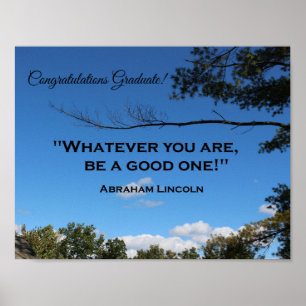 Poster Félicitations au diplômé !