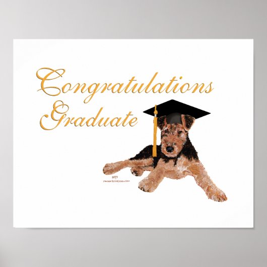 Poster Félicitations au diplômé (Devant)