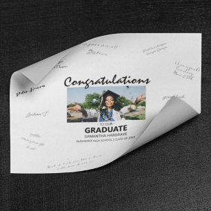Poster Félicitations aux diplômés   Signature de l'invité
