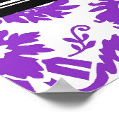 Poster Félicitations Bannière de nom personnalisé de dipl (Coin)